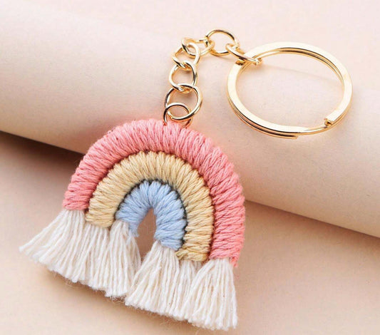 Rainbow key chain