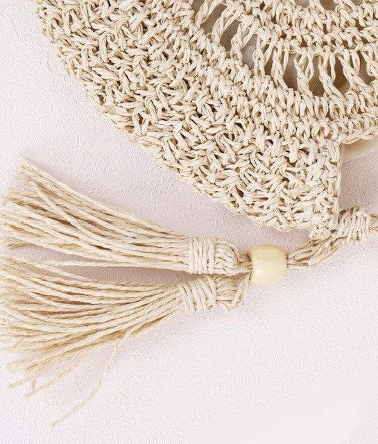 Boho Straw Bag with free gift.